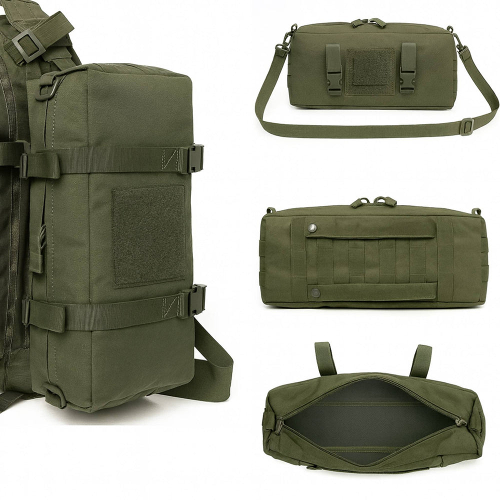 Sac Tactique MOLLE 36×15×10 cm – Nylon 1000D, EDC – Auto-agrippant | Pour Airsoft et outdoor – Od Green – vue 2