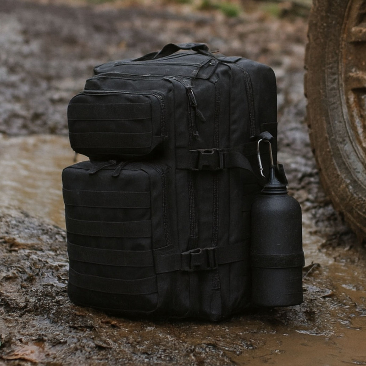 OUUTMEE 50L Sac à Dos Tactique Militaire Avec Système Molle