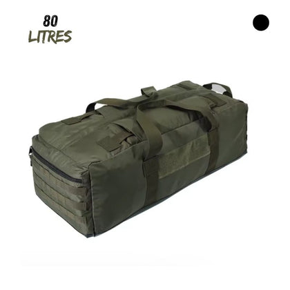 Sac de Transport Militaire – MOLLE – 80 x 32 x 30 cm, Polyester | Pour Voyage – Ranger Green – vue 1