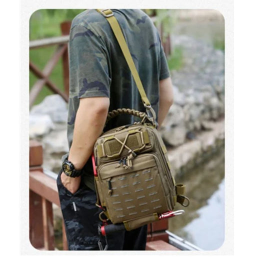 Sacoche Tactique Militaire – Nylon 1000D, MOLLE – 21 x 13 x 25 cm, Imperméable | Pour EDC, airsoft et outdoor – vue 4