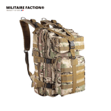 sac à dos militaire 600D avec camouflage multi cam désert.