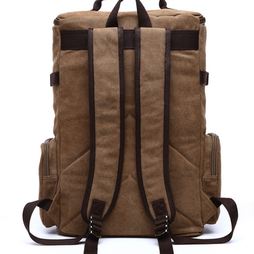 Sac à Dos Militaire Vintage – 40L, Toile | Pour Randonnée, EDC et outdoor – Brun Militaire – vue 2