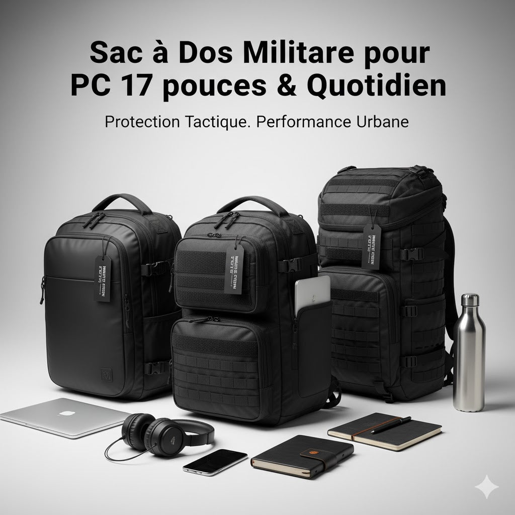 Sac à Dos Militaire pour PC 17 pouces & Quotidien | Militaire Faction