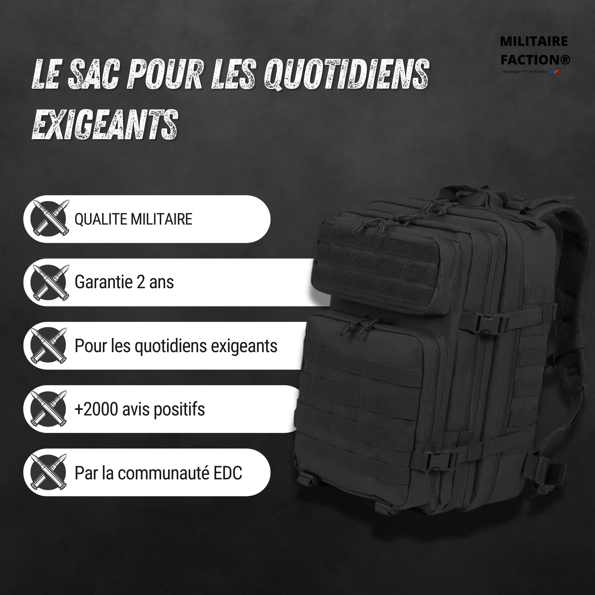 Sac à Dos 50l Militaire