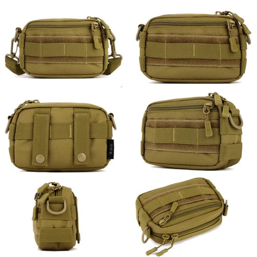 Pochette MOLLE – EDC – Nylon, Multi-compartiments | Pour Airsoft et outdoor – DG – vue 3