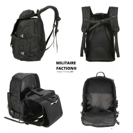 Sac à Dos Tactique 40L – MOLLE – Nylon, Respirant | Pour Randonnée, EDC et outdoor – vue 3