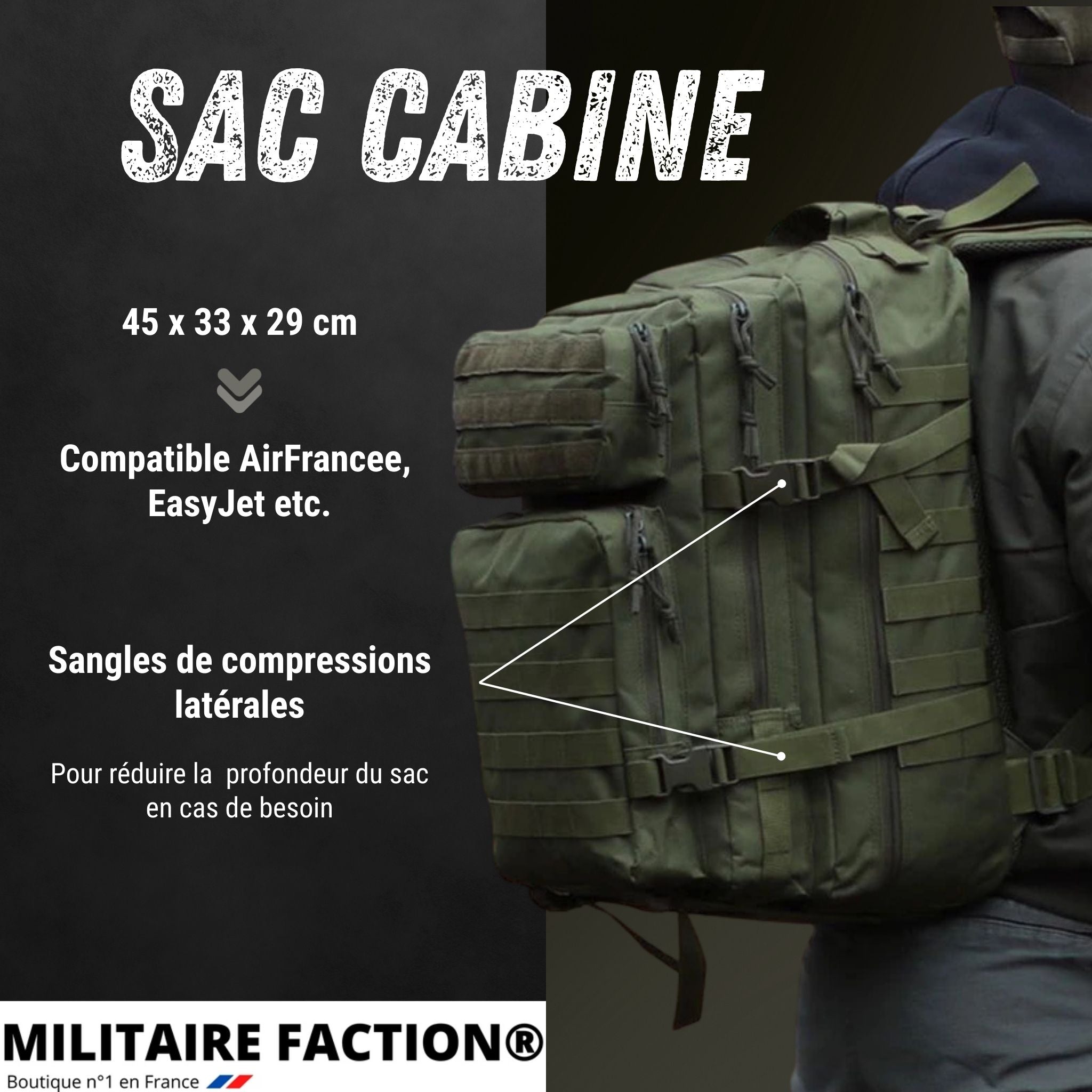 Sac à Dos 50l Militaire