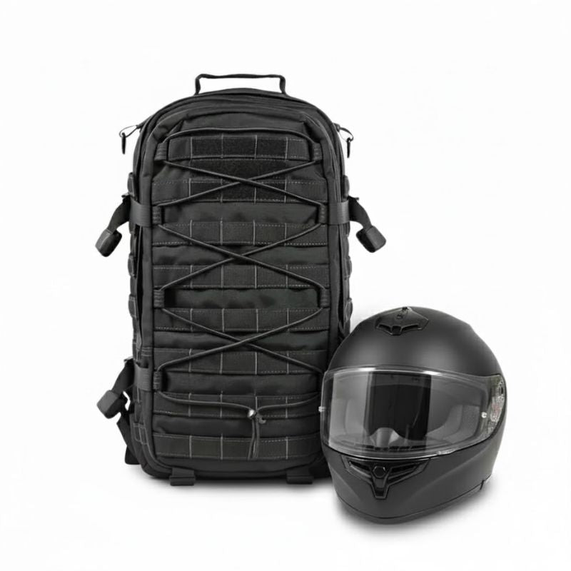 Notre version compacte et ergonomique, parfaite pour la moto ou les missions rapides. Restez léger et mobile.