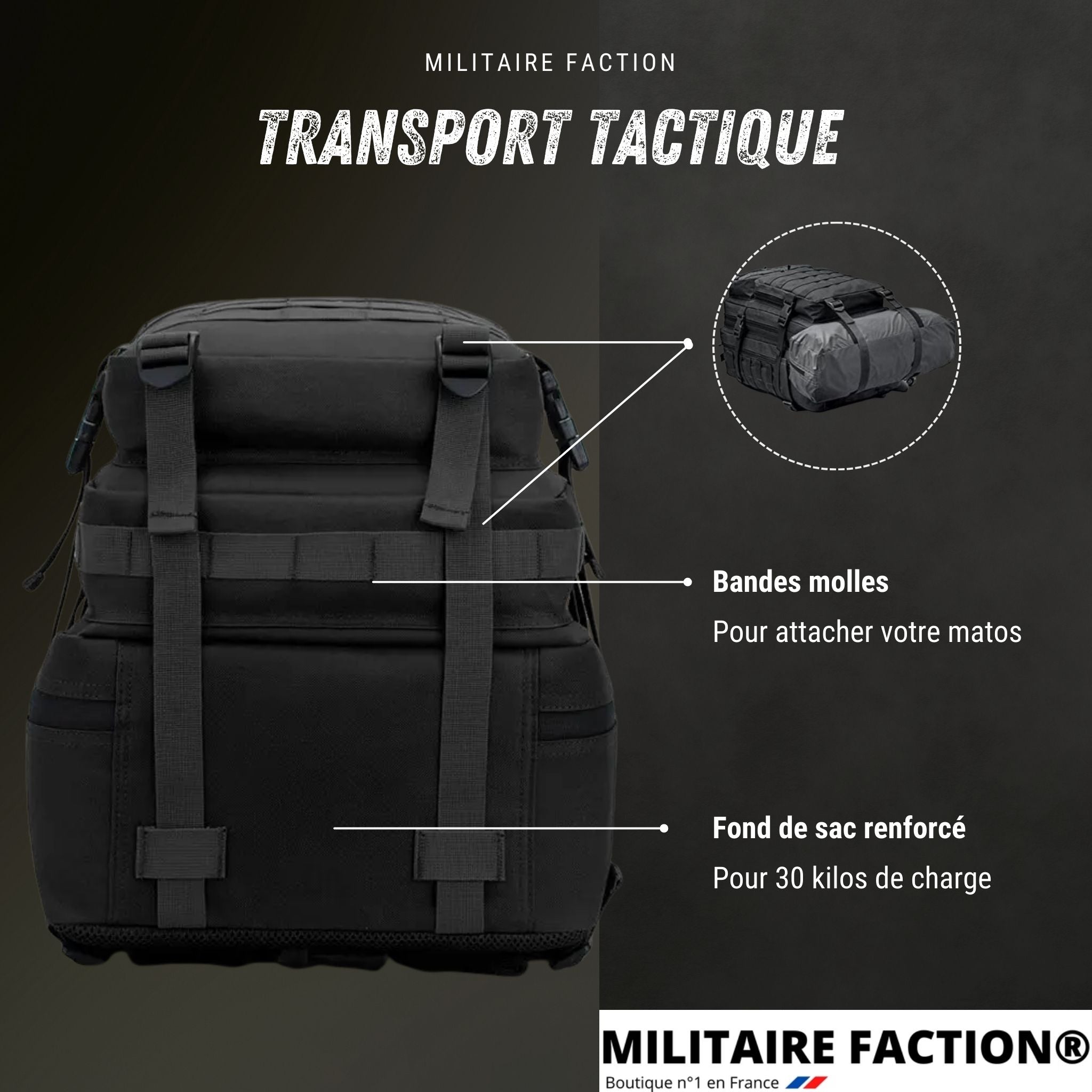 Sac à Dos 50l Militaire