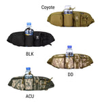 Banane tactique militaire - Modèle Coyote, BLK, DD, ACU.