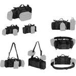 Configurations MOLLE : sac banane/sling avec options d’extension accessoires