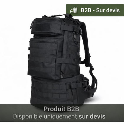 Sac à Dos Tactique 50L – MOLLE – Nylon, Respirant | Pour Randonnée, EDC et outdoor – Coyote – vue 1