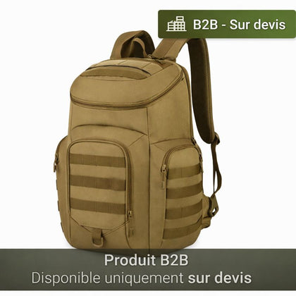 Sac à Dos Tactique 45L – MOLLE – Nylon | Pour Randonnée, EDC et outdoor – Coyote – vue 1