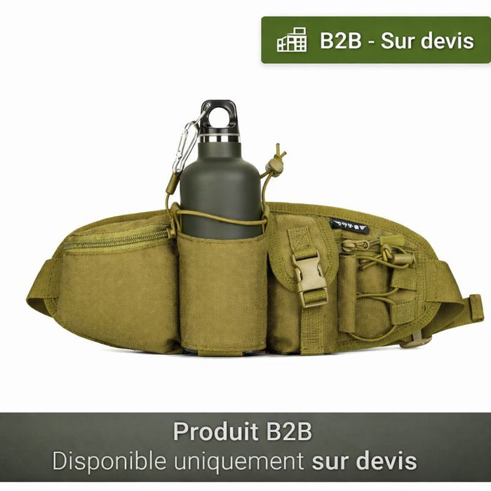 Sac Banane Tactique – Poche d’hydratation, Auto-agrippant | Pour EDC, airsoft et outdoor – Coyote – vue 1