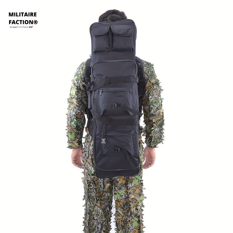 Housse de transport pour fusil - mode de transport par bretelles d'épaules disponibles 