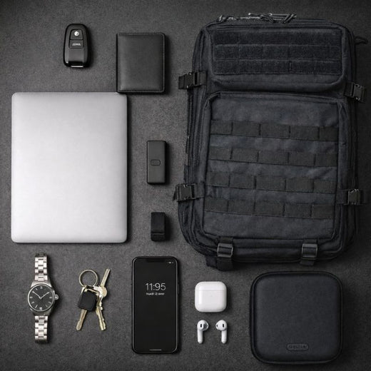 Sac à Dos Militaire 50L – Nylon 600D, MOLLE – Imperméable | Pour Randonnée, EDC et outdoor – vue 4