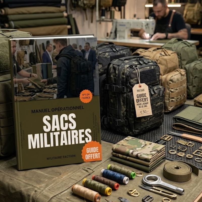 Guide d'utilisation des sacs militaires - Offert pour chaque achat par Militaire Faction - format PDF 