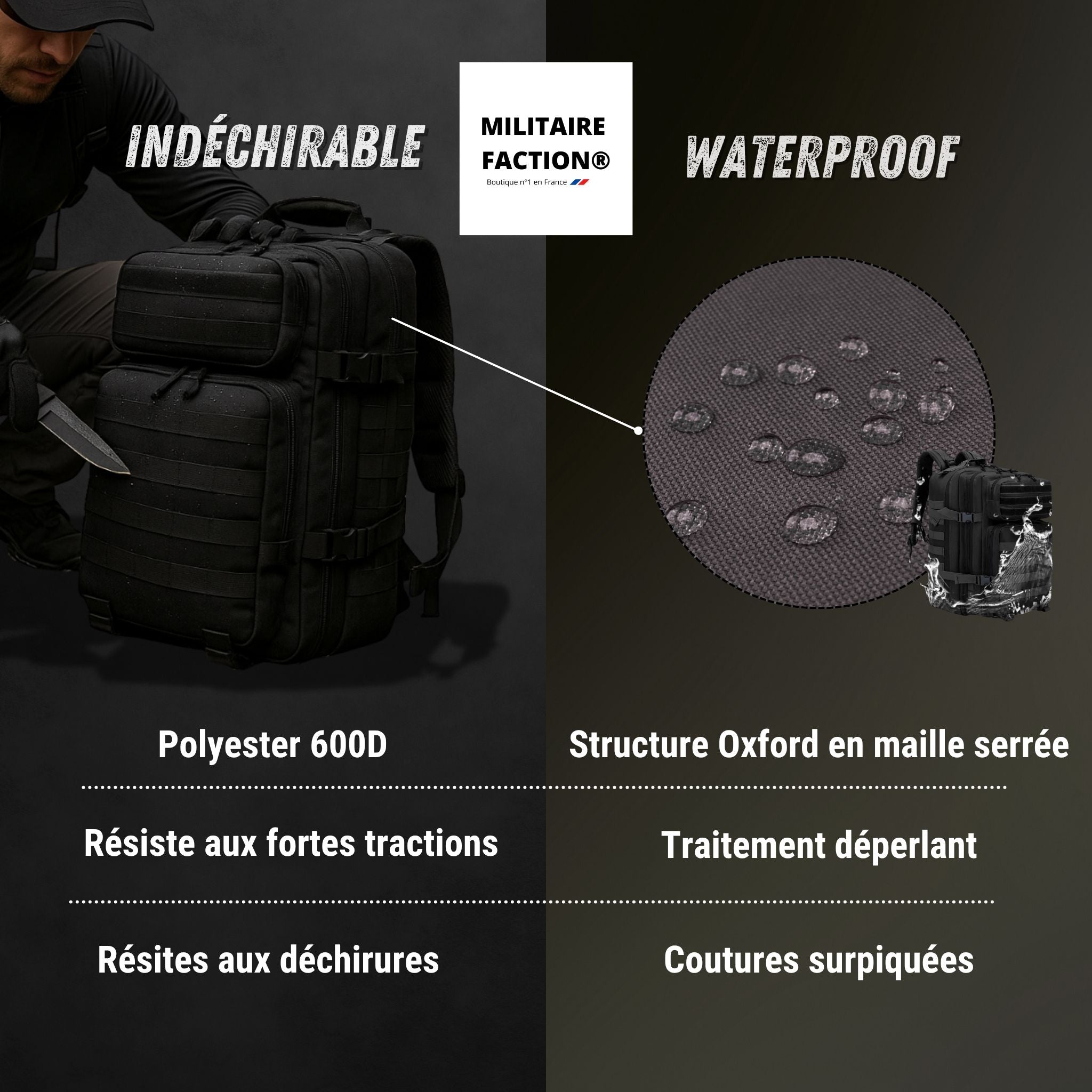 Sac à Dos 50l Militaire