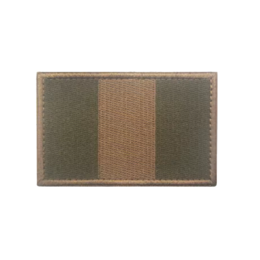 Patch France Militaire Basse Visibilité – Textile brodé, Auto-agrippant | Pour Sac, veste et équipement tactique – Monocrhome – vue 1