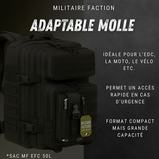 Pochette MOLLE Tactique Universelle – Nylon 1000D, EDC – Imperméable | Pour Airsoft et outdoor – vue 4