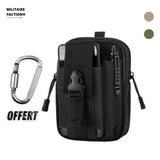 Pochette tactique Militaire Faction avec étiquette de la marque – produit compact, solide et polyvalent