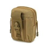 Pochette compacte couleur sable avec système Molle – idéale pour ceinture, sac ou gilet tactique