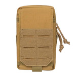 Sacoche tactique EDC couleur désert, compacte et renforcée avec attache MOLLE