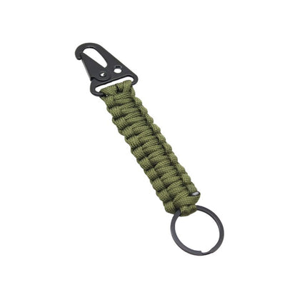 Porte-Clefs Paracorde 550 – MOLLE, EDC | Pour Organisation et outdoor – OD Green – vue 1