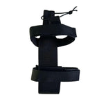 Support bouteille tactique noir vide avec sangles réglables