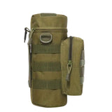 Housse tactique verte pour gourde ou bouteille HPA