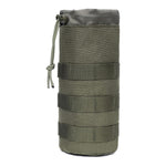 Étui porte-gourde militaire MOLLE vert kaki en nylon 1000D résistant