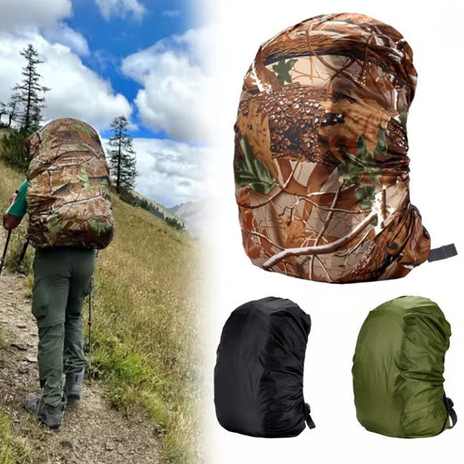 Protection Anti-Pluie pour Sac Militaire – Imperméable pour Sac à Dos 35L | Pour Randonnée, voyage et outdoor – Noir 55-60L – vue 3