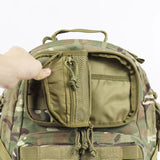 Sac à Dos Militaire EDC Golf Fox 45L - compartiment avant haut -  Accès tactique rapide - Un grand sous compartiment - Une division à filet avec fermeture zip.