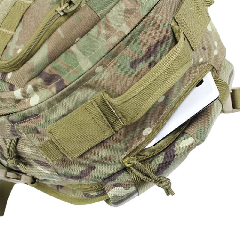 Sac_Dos_Militaire_EDC_Golf_Fox_45L_poignet_de_transport - Renforcée deux fois - Prise en main ergonomique.