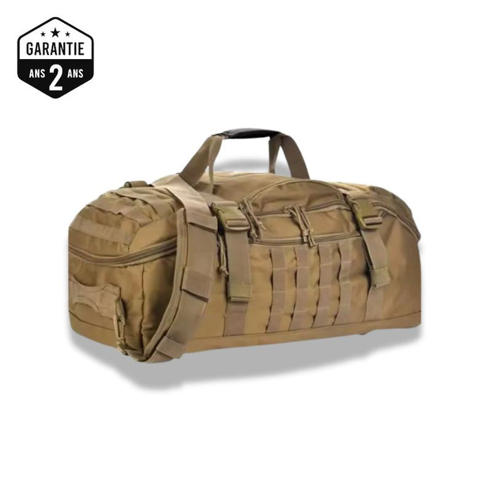 Sac Militaire Hybride Commando Para – Nylon 600D, MOLLE – 60L | Pour Randonnée, EDC et outdoor – Coyote - 60L – vue 1