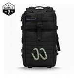 Sac à Dos Militaire 50L V2 – Nylon 600D, MOLLE – Respirant | Pour Randonnée, EDC et outdoor – BLK ( Noir ) – vue 1