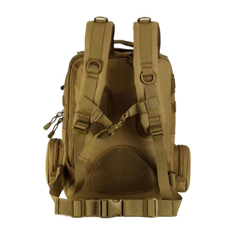 Vue de dos. Dos rembourré alvéolé. 