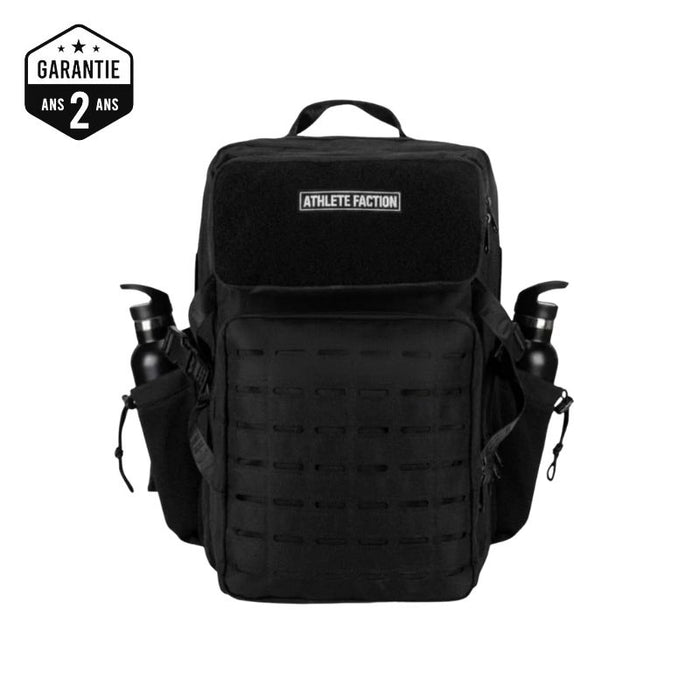 Sac à Dos de Sport "Athlète Faction" – 45L Haute Résistance, Nylon 900D – Imperméable, Auto-agrippant – 45L Noir – vue 1