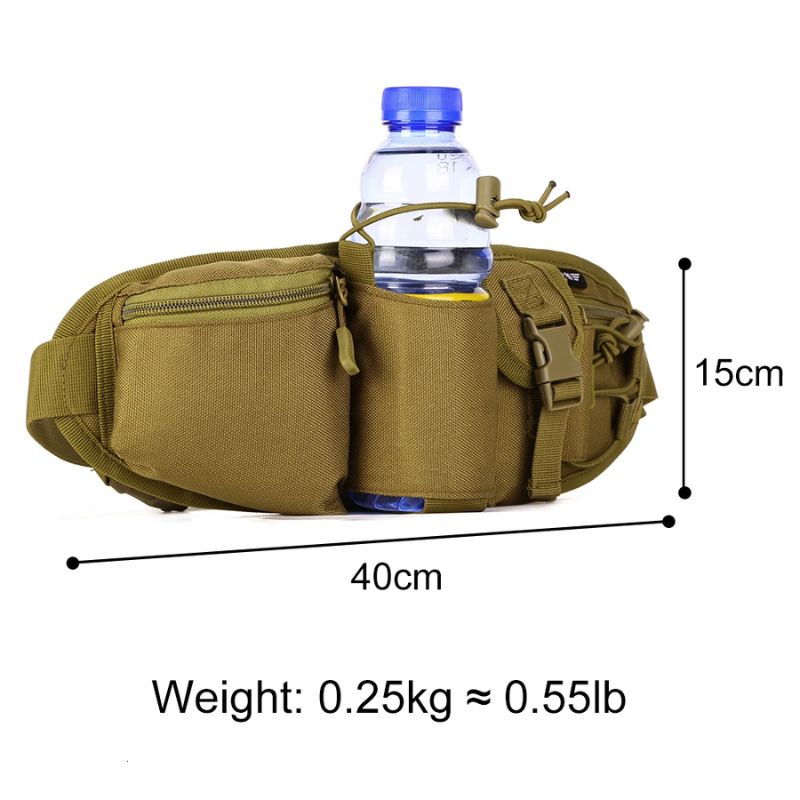 Sac banane tactique - 40cmx15cm. 250 grammes.