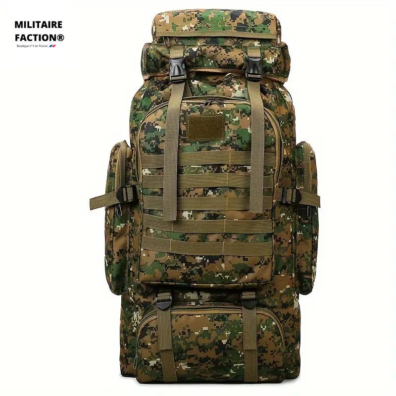 Sac de voyage militaire 80L camouflage jungle digital