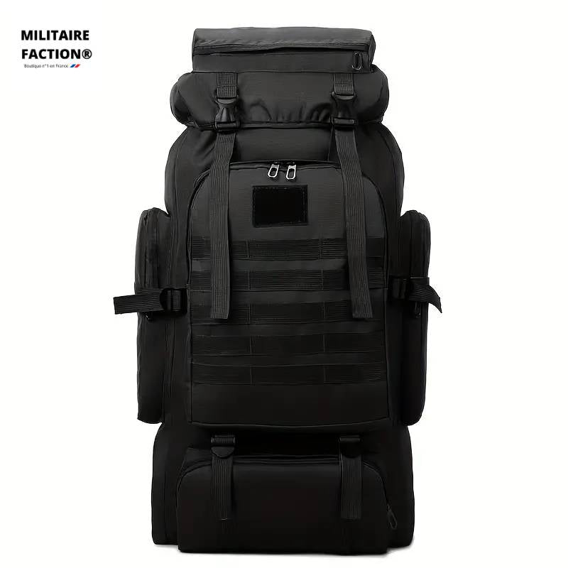 Sac de voyage militaire 80L camouflage noir