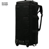 Sac de voyage militaire à roulettes avec picots de support anti dérapent 