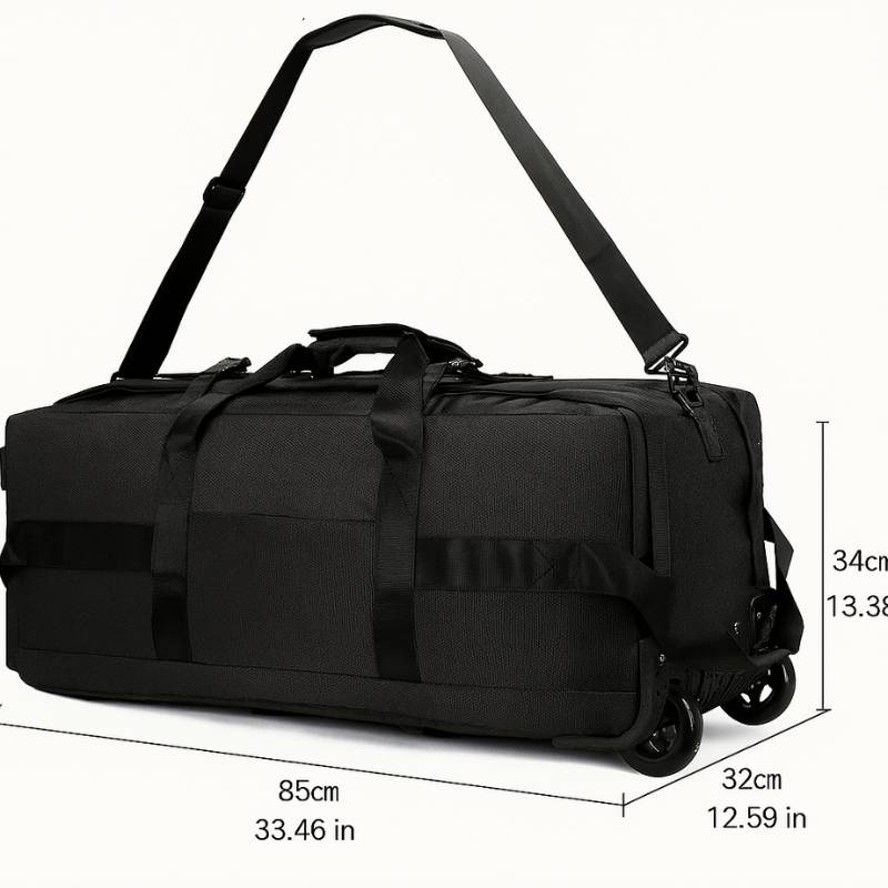 Sac de voyage militaire à roulettes dimensions - 85*34*13 cm