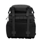 Sac_dos_militaire_50l fond de sac - Coutures surpiquées - Sangles réglables pour maintenir un sac de couchage.