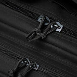 Sac à dos militaire noir avec zip premium.