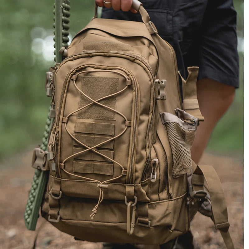 Sac à dos tactique 60l système de transport - pognait haute ergonomique - renforcée.