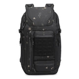 Sac militaire noir robuste avec système MOLLE, parfait pour l'EDC et le transport PC