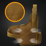 Sac tactique bandouliere vue de dos - mesh alvéolé