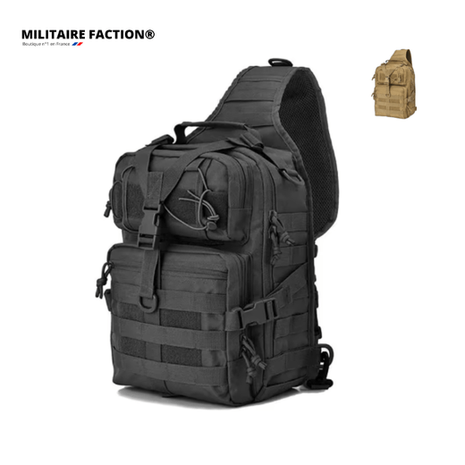 Sac à Dos Militaire Ergo Portage – Nylon, Imperméable | Pour Randonnée, EDC et outdoor – Coyote – vue 1
