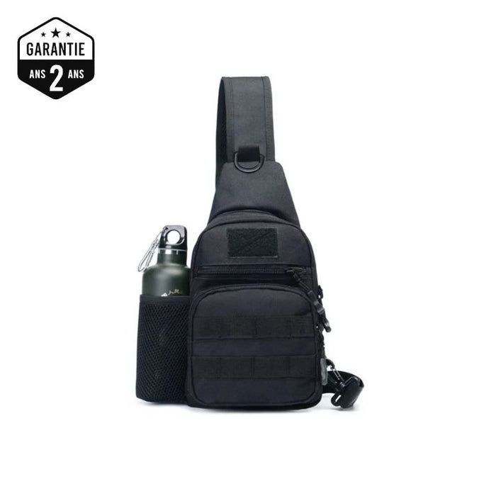 Sacoche Militaire – MOLLE – 25 x 20 x 15 cm, Nylon | Pour EDC, airsoft et outdoor – BLK ( Noir ) – vue 1
